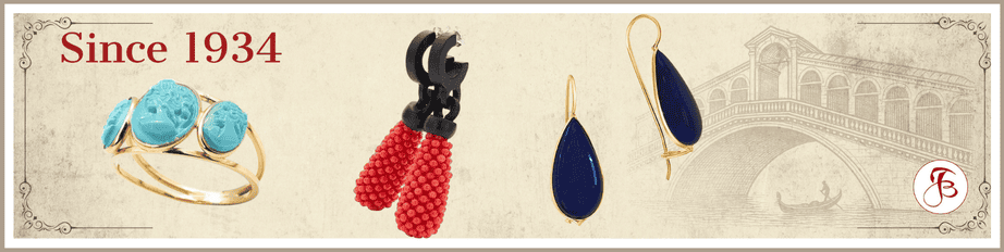 Coral Red Pink Turquoise Lapis Lazuli Jewelry | Eredi Jovon Venice